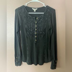 Lucky Brand Waffle Long Sleeve
